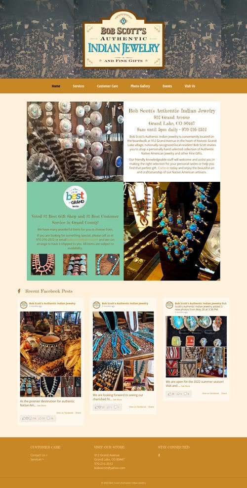 Click to visit Bob Scott's Authentic Indian Jewelry